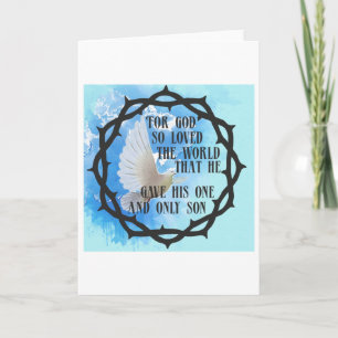 For God So Loved the World Card