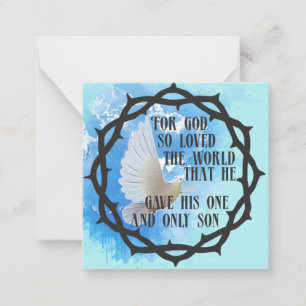 For God So Loved the World Card