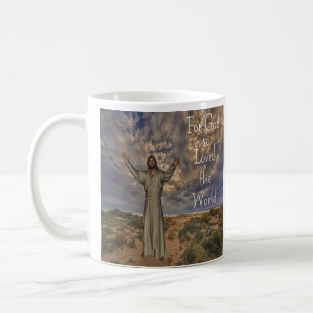 For God So Loved the World Coffee Mug (Left)