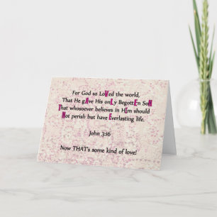 For God So Loved The World Holiday Card