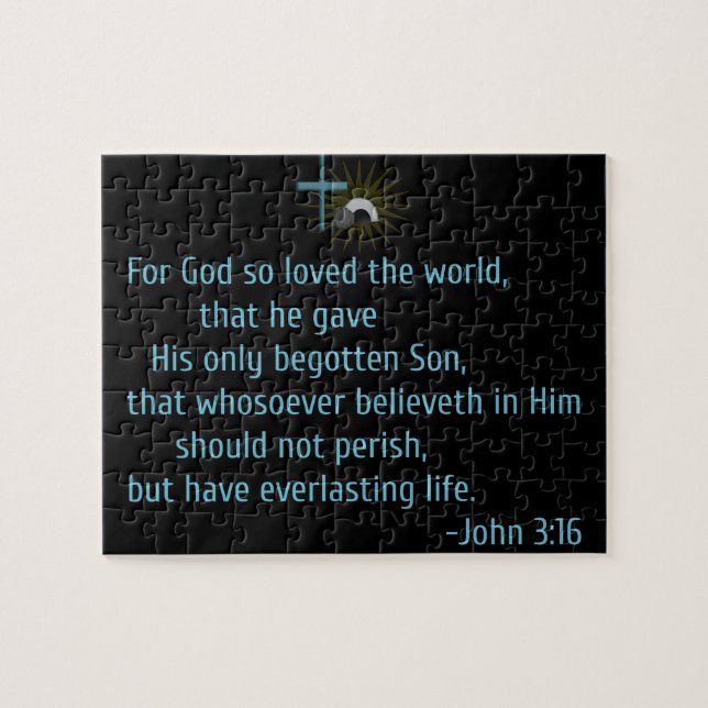 For God So Loved the World Jigsaw Puzzle (Horizontal)