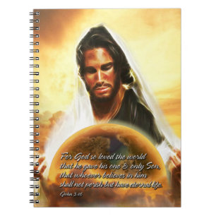 For God so loved the world..John 3:16 Notebook