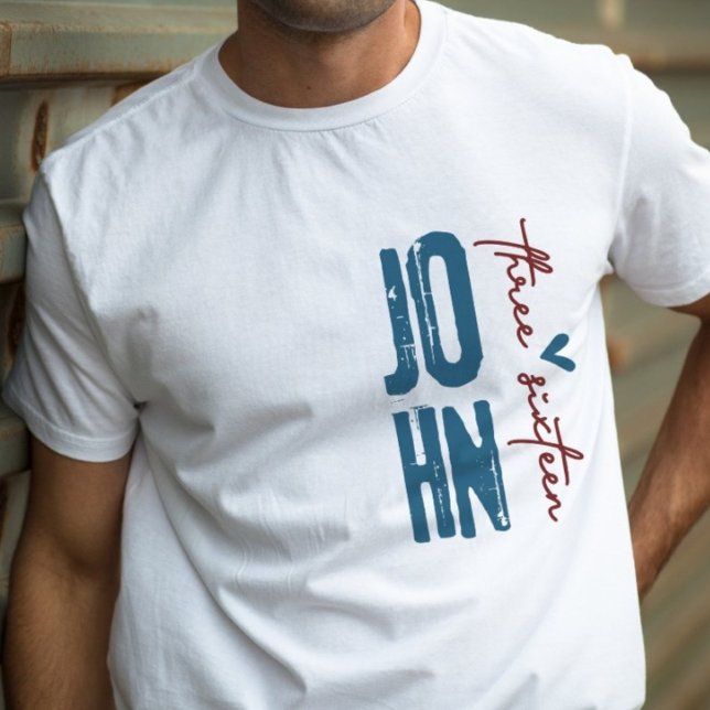  For God so loved the world | John 3:16 Scripture T-Shirt (Creator Uploaded)