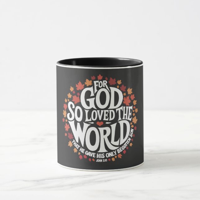For God So Loved the World Mug (Center)