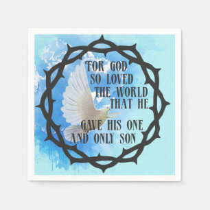For God So Loved the World Napkin