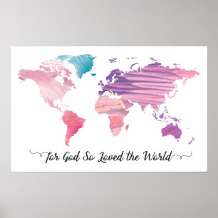 For God So Loved the World Print