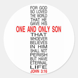 For God So Loved The World sticker