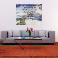 For God So Loved The World Stretched Canvas Print