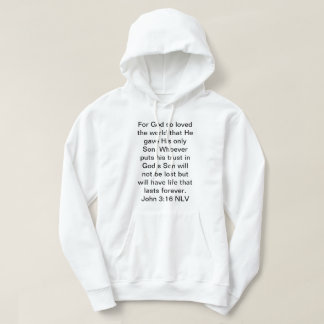 For God So Loved The World Word  Hoodie