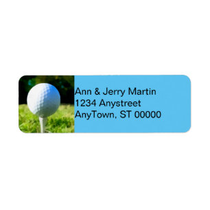 for golfers golf ball design on blue
