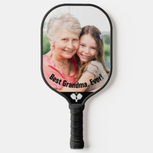 😍👵For Grandma 2 sided Custom text and photo Pickleball Paddle