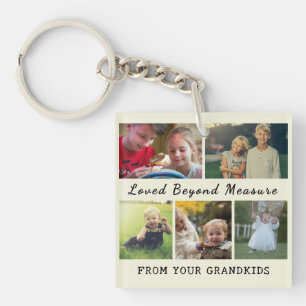For Grandma & Grandpa – Loved Beyond Measure Key Ring