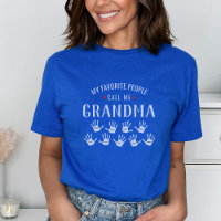 For Grandma with Grandkids Names Personalised