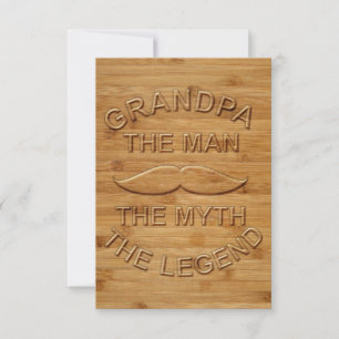For Grandpa Thank You Card
