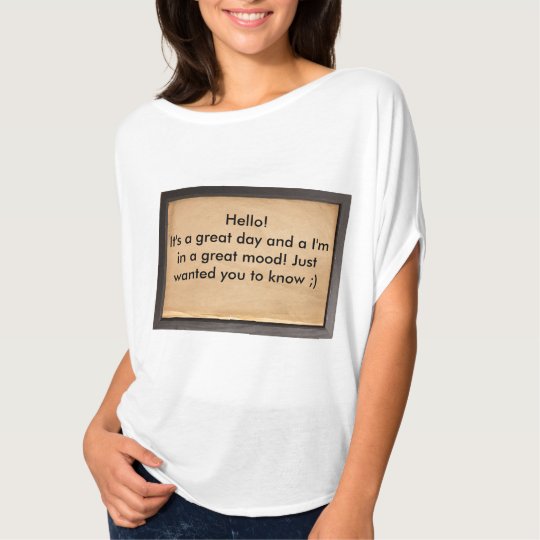 For great mood! Circle top with text.