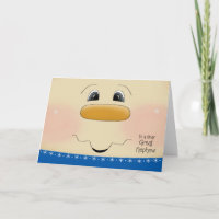 For Great Nephew Christmas Happy Snowman Face