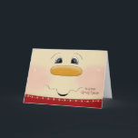 For Great Niece Christmas Happy Snowman Face Holiday Card<br><div class="desc">Send a sweet Christmas greeting to a young Great Niece with this adorable close-up of a happy Snowman face. Partial graphic courtesy of Trina Clark.</div>