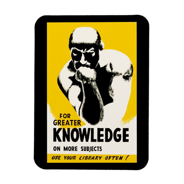 For Greater Knowledge Magnet (Vertical)