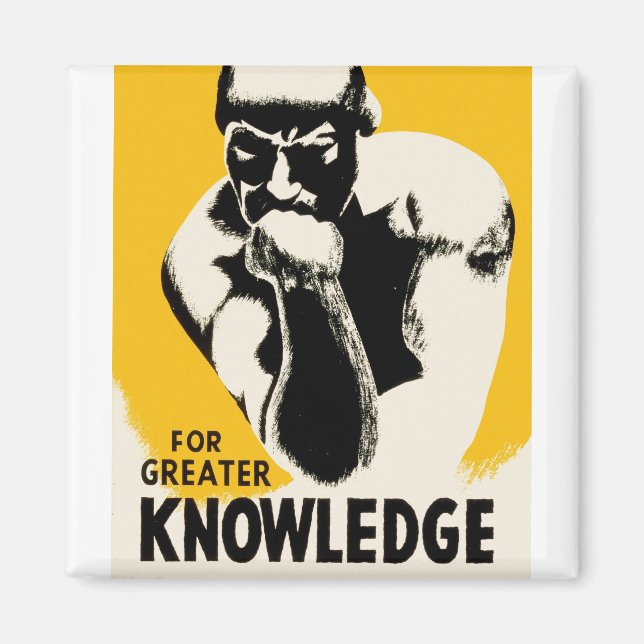 For Greater Knowledge Magnet (Front)