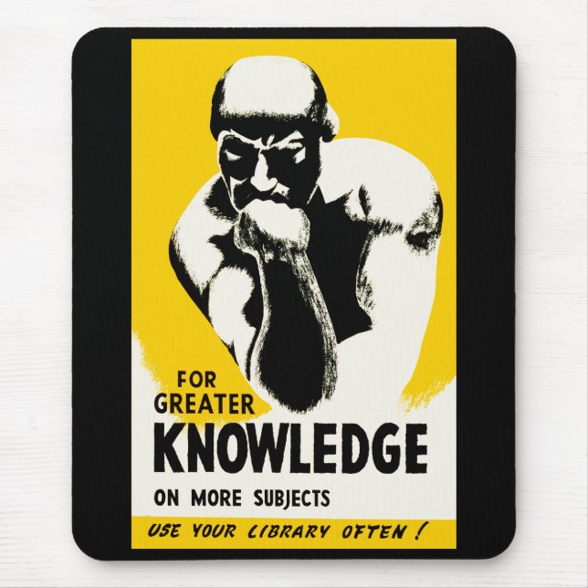 For Greater Knowledge Mouse Mat (Front)