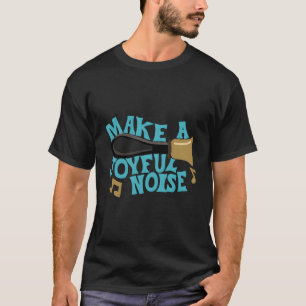 For Handbell Choir Ringers Make A Joyful Noise Gra T-Shirt