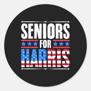 For Harris Usa Female President Kamala Harris 2024 Classic Round Sticker