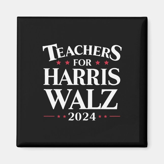 For Harris Walz 2024 Shirt Kamala Tim Waltz  Magnet (Front)