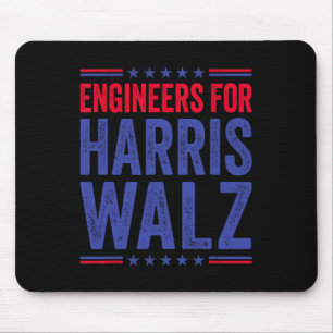 For Harris Wheimer Election 2024 Vote Kamala Waltz Mouse Mat
