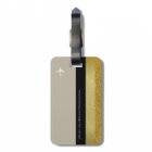 For Her a Chic Travel Luggage Tag with Monogram
