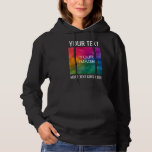 For Her Add Image Logo Template Women's Basic Hoodie<br><div class="desc">For Her Add Image Logo Template Women's Basic Black Hoodie / Hooded Sweatshirt.</div>