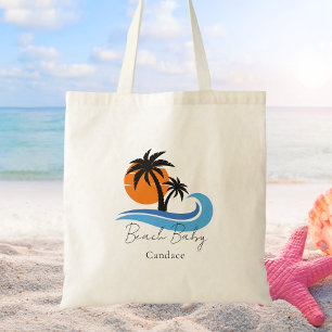 For Her Modern Summer Tropical Tote Bag