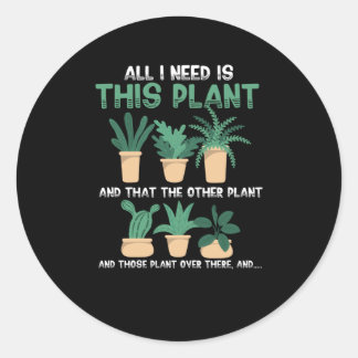 for her my tractor is sexy,farmers gift classic round sticker