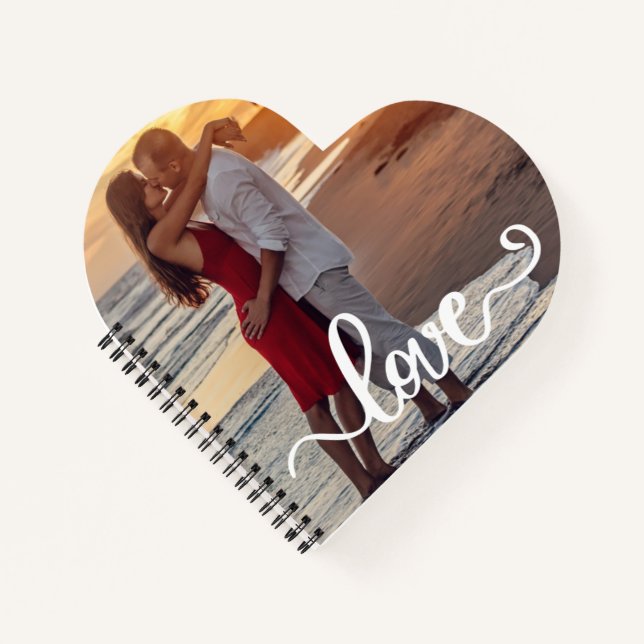 For Her or For Him Photo Valentines Notebook (Front)
