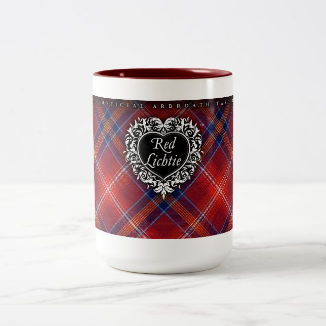 FOR HER Red Mug - Red Lichtie - Customizable - (Center)