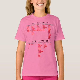 for HER (youth): Books of the Bible T-Shirt