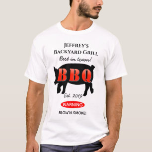 For Him Backyard Grilling BBQ Men's T-Shirt TShirt