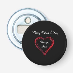 For Him, Husband, Boyfriend for Valentine's Day Bottle Opener