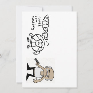 For Hire Episode 2 Wedding Invitation