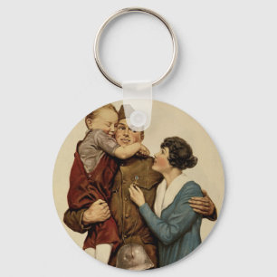 For Home and Country Key Ring