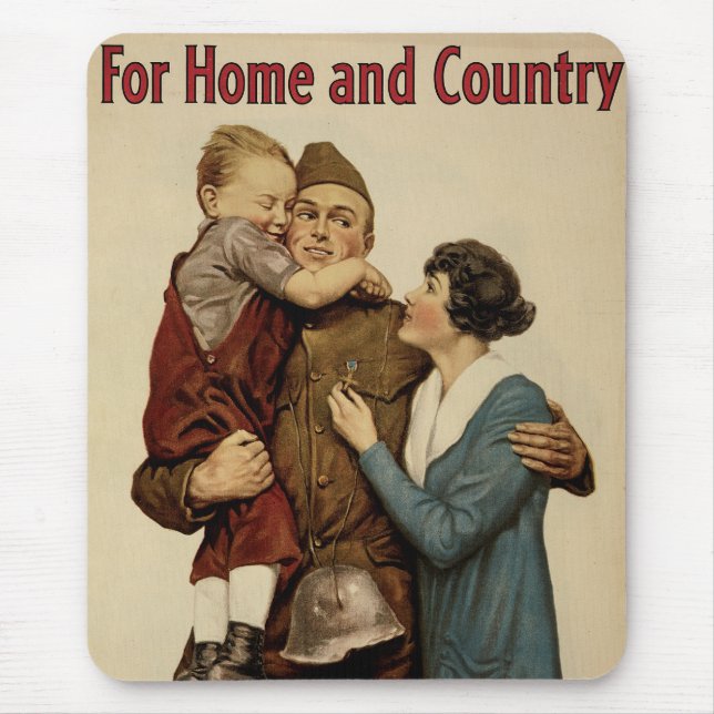For Home and Country Mouse Mat (Front)