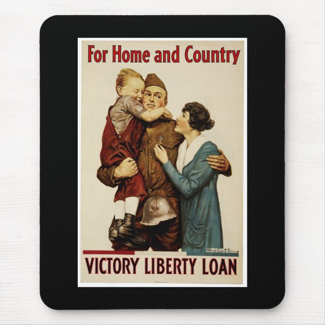 For Home and Country Mouse Mat (Front)