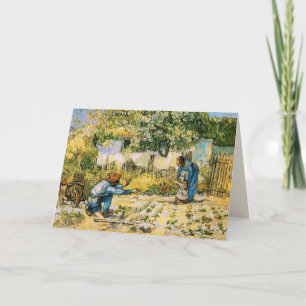 For Husband on Father's Day. Fine Art  Card