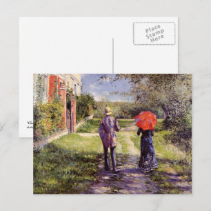 For Husband on Father's Day. Fine Art  Postcard