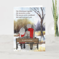 for Husband Senior Citizen Couple Christmas Winter
