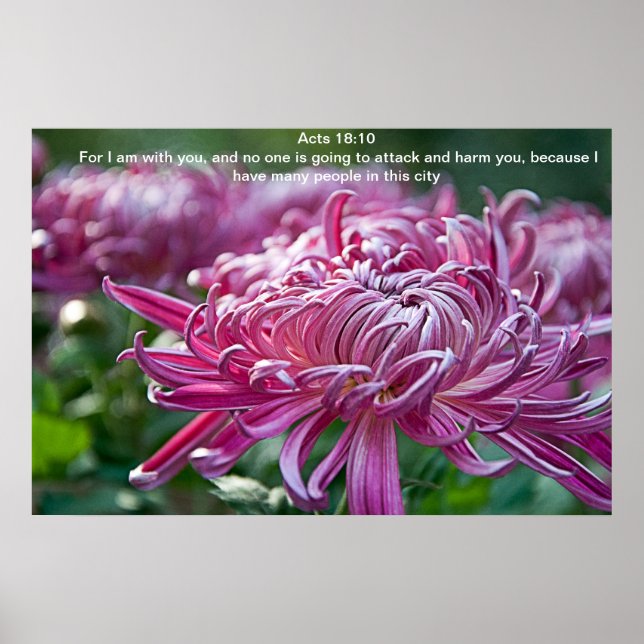 For I am with you Poster (Front)