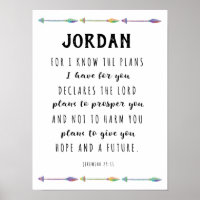 For I know the Plans I have for you Custom