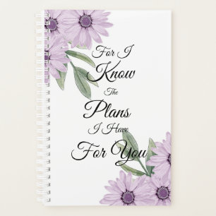 "For I Know The Plans I Have For You" Planner