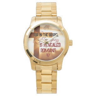 "for in the gospel righteousness1 of god " T-Shirt Watch