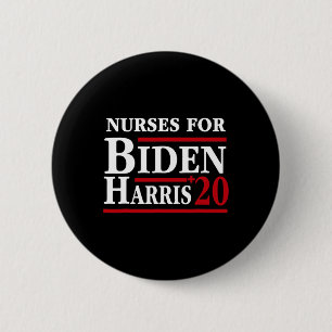 For Joe Biden Kamala Harris 2020 Nursing Rn's Emt 6 Cm Round Badge
