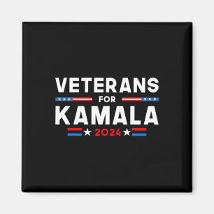 For Kamala American Flag Kamala-harris Supporter Magnet